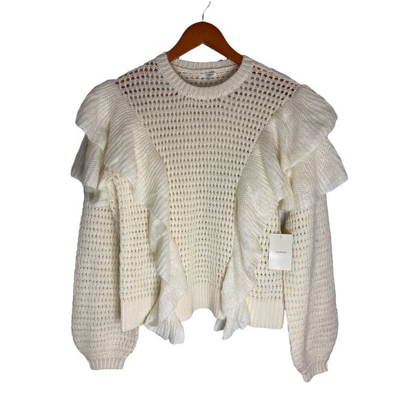 NWT Tularosa Palmelra Sweater Ivory Knit-sz XS - Picture 3 of 10